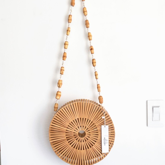 Boho Chic Bamboo Summer Purse NWT - Picture 9 of 9